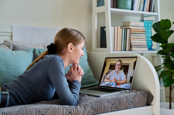 teen speech therapy session 